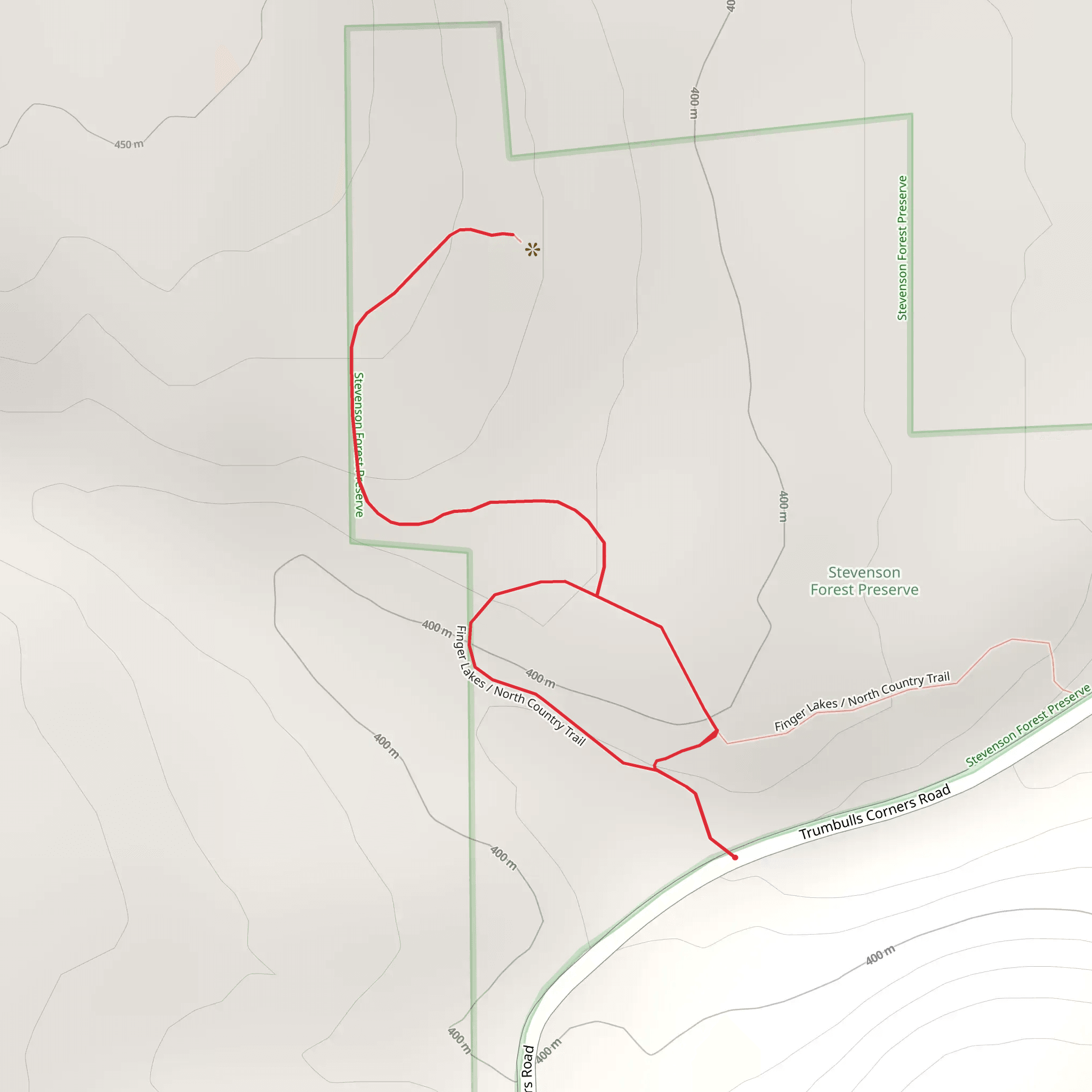 Stevenson Forest Nature Trail mobile static map