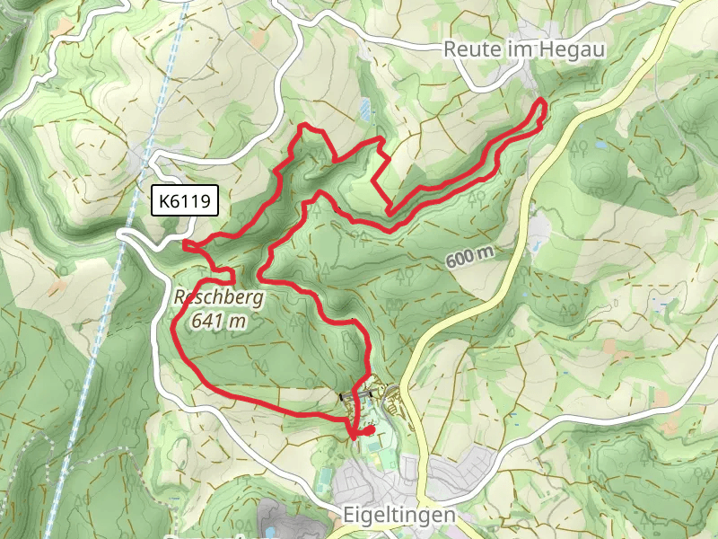 Reschberg and Ruine Tudbburg Loop - Eigeltingen