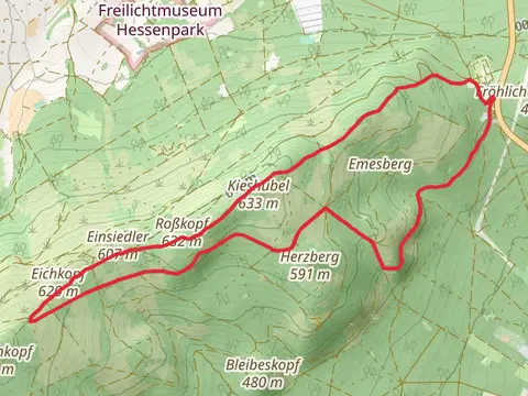 Marmostein and Eichkopf Loop via Hessenweg 4