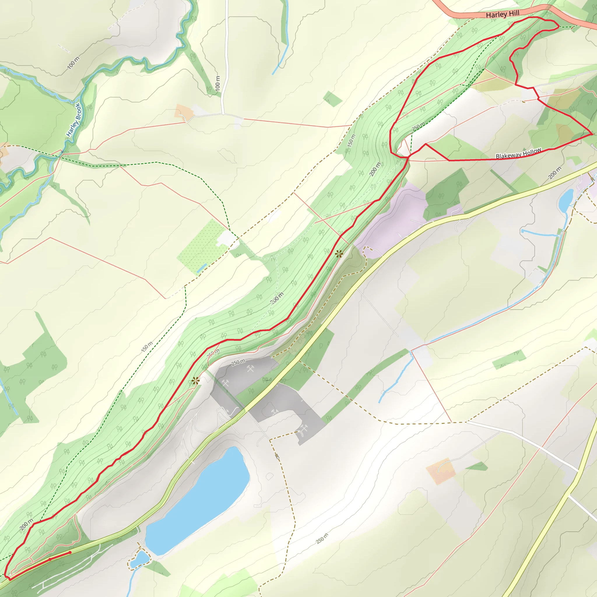 Blakeway Coppice via Jack Mytton Way mobile static map