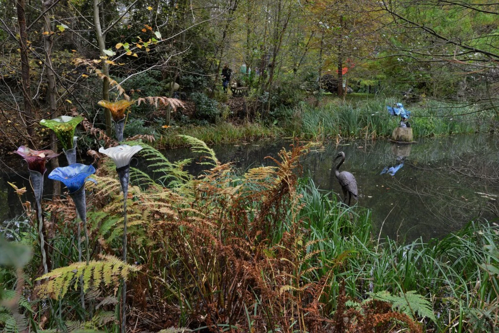 An image depicting the trail The Sculpture Park Churt Walk and its surrounding area.