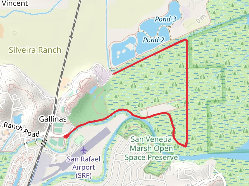 Gallinas Creek Out and Back