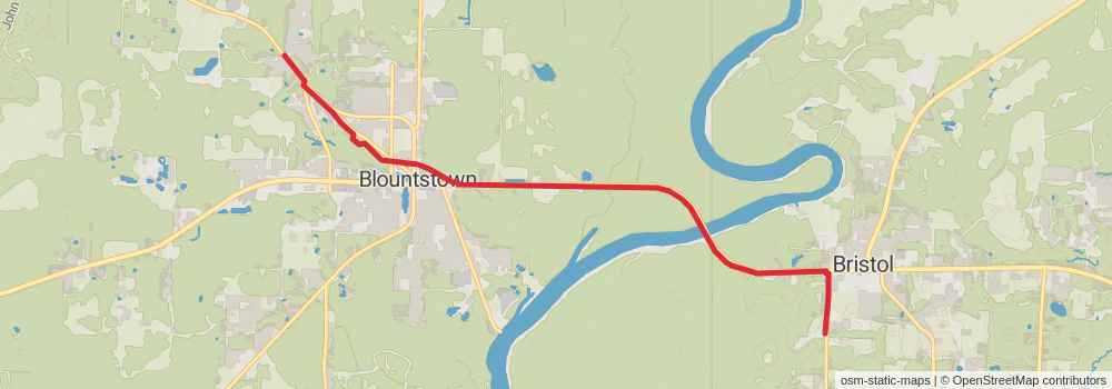 American Perimeter Trail - Florida Primary stage 18 Map