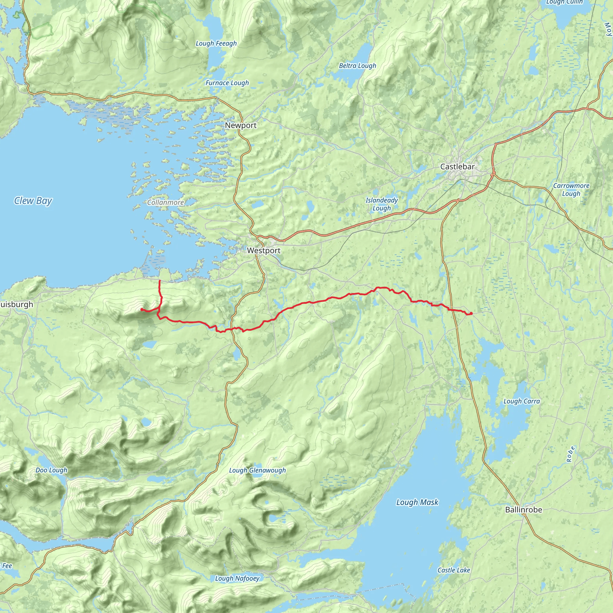 Tochar Phadraig mobile static map