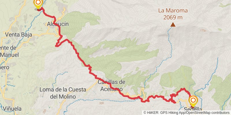 Gran Senda De Malaga stage 9 Map