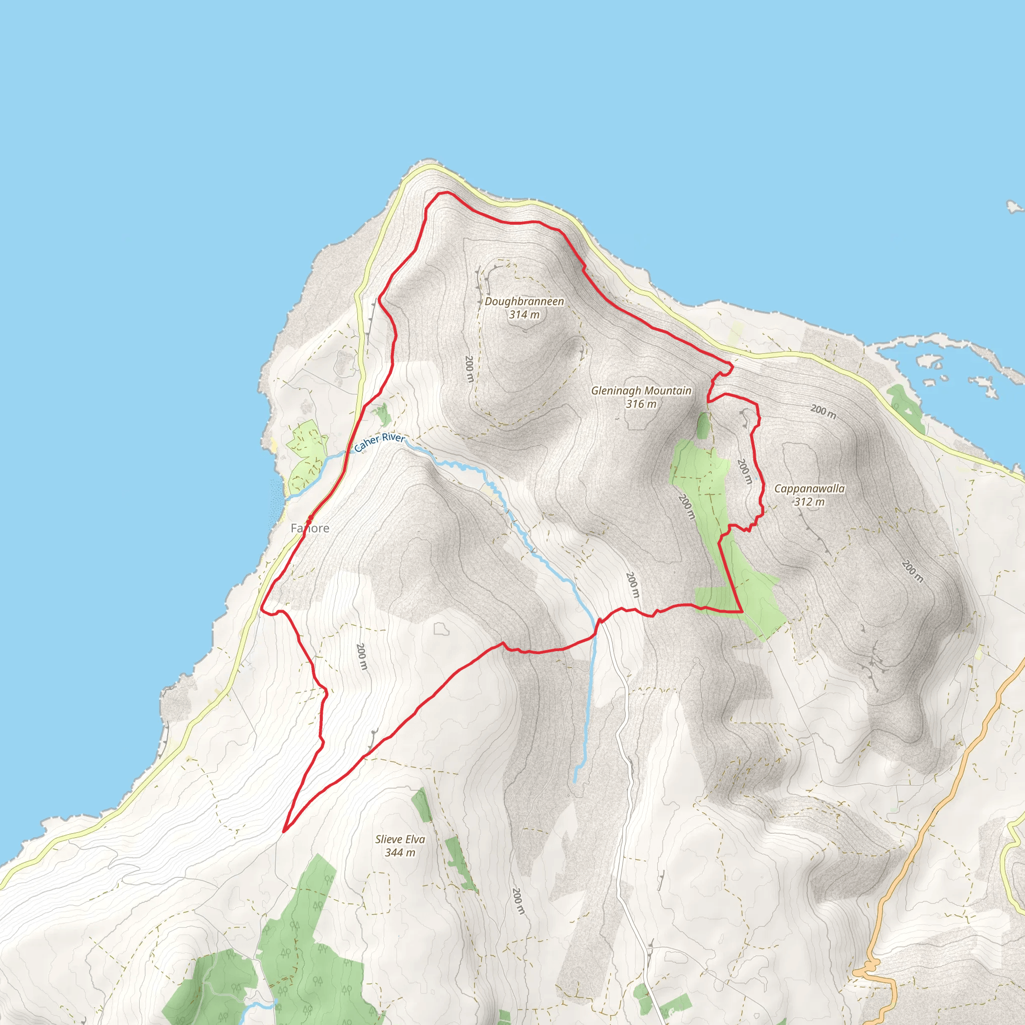 Ballyvaughan - Black Head Loop mobile static map