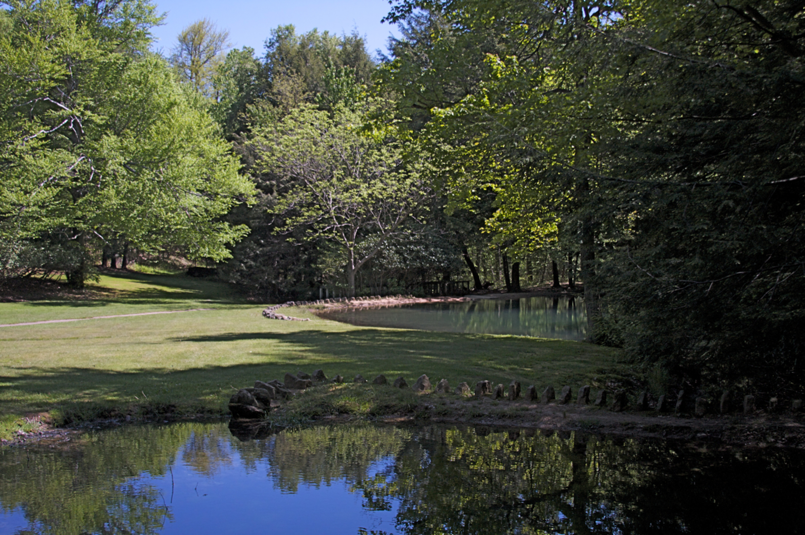 An image depicting the trail Jumonville Park East Loop Trail and its surrounding area.