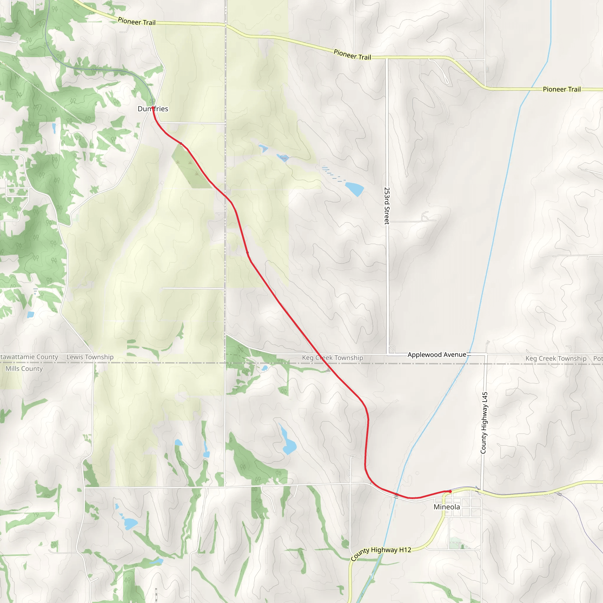 ADT Iowa Sections 6 mobile static map