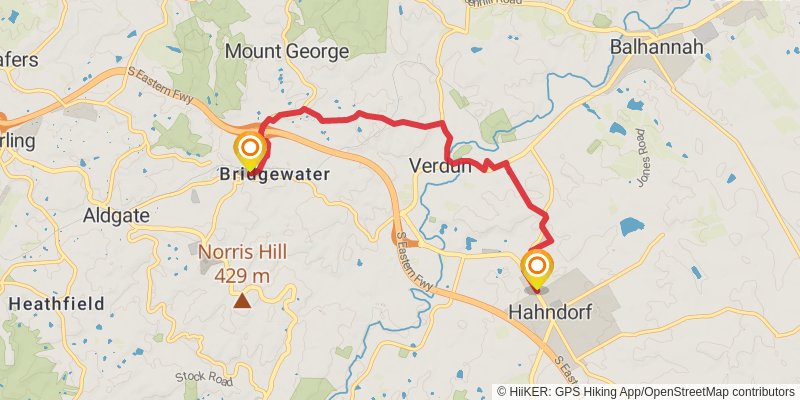 Heysen Trail spur 3 Map