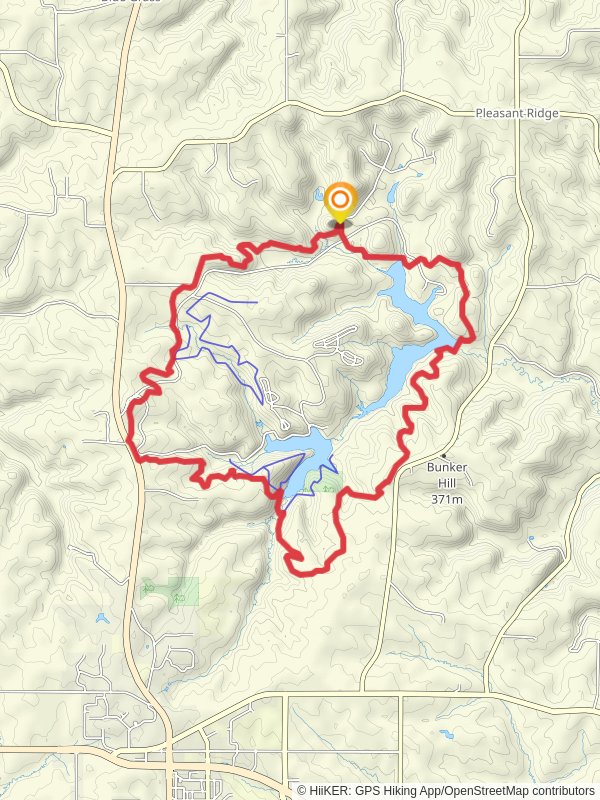 Twin Valley Lake via Old Orchard Pass and Driftless Horse Trail