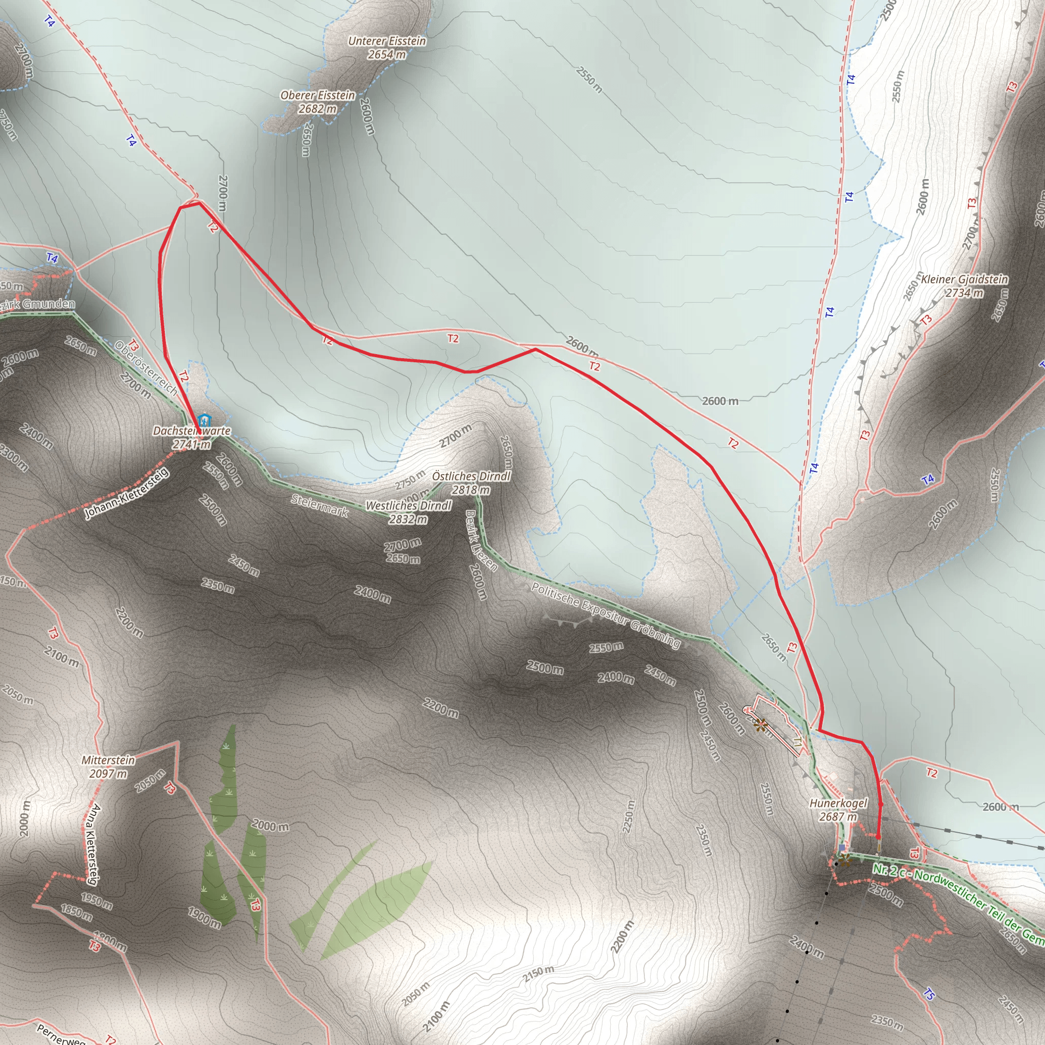 Seethalerhütte Snow Walk mobile static map