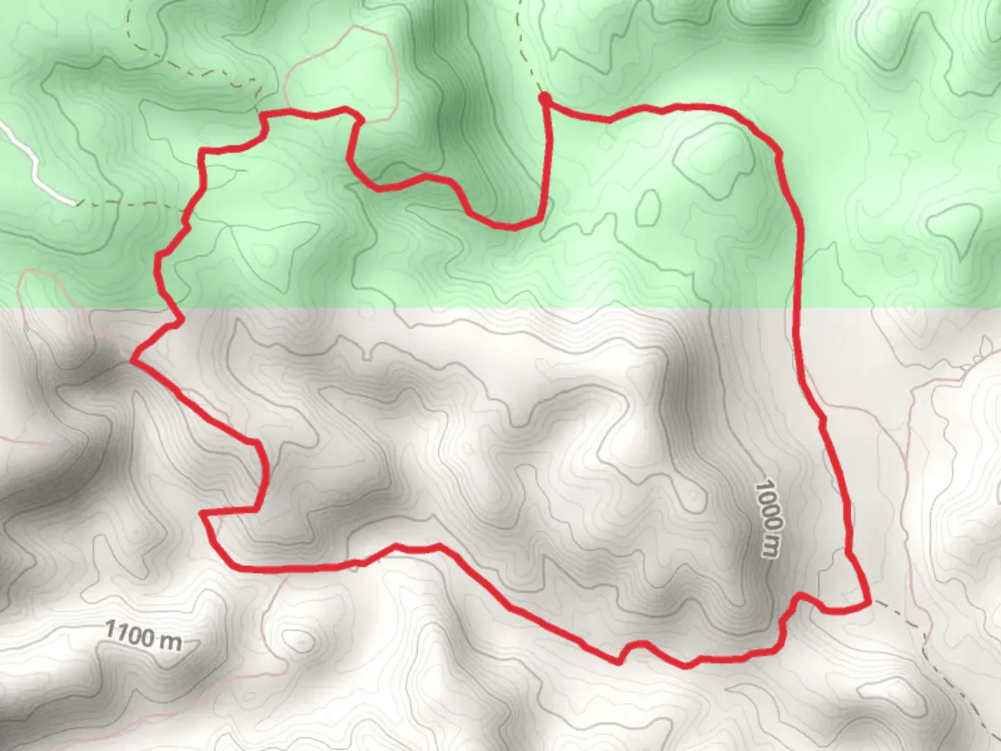 An image depicting the trail Chorro Canyon and Fresno Canyon Loop and its surrounding area.