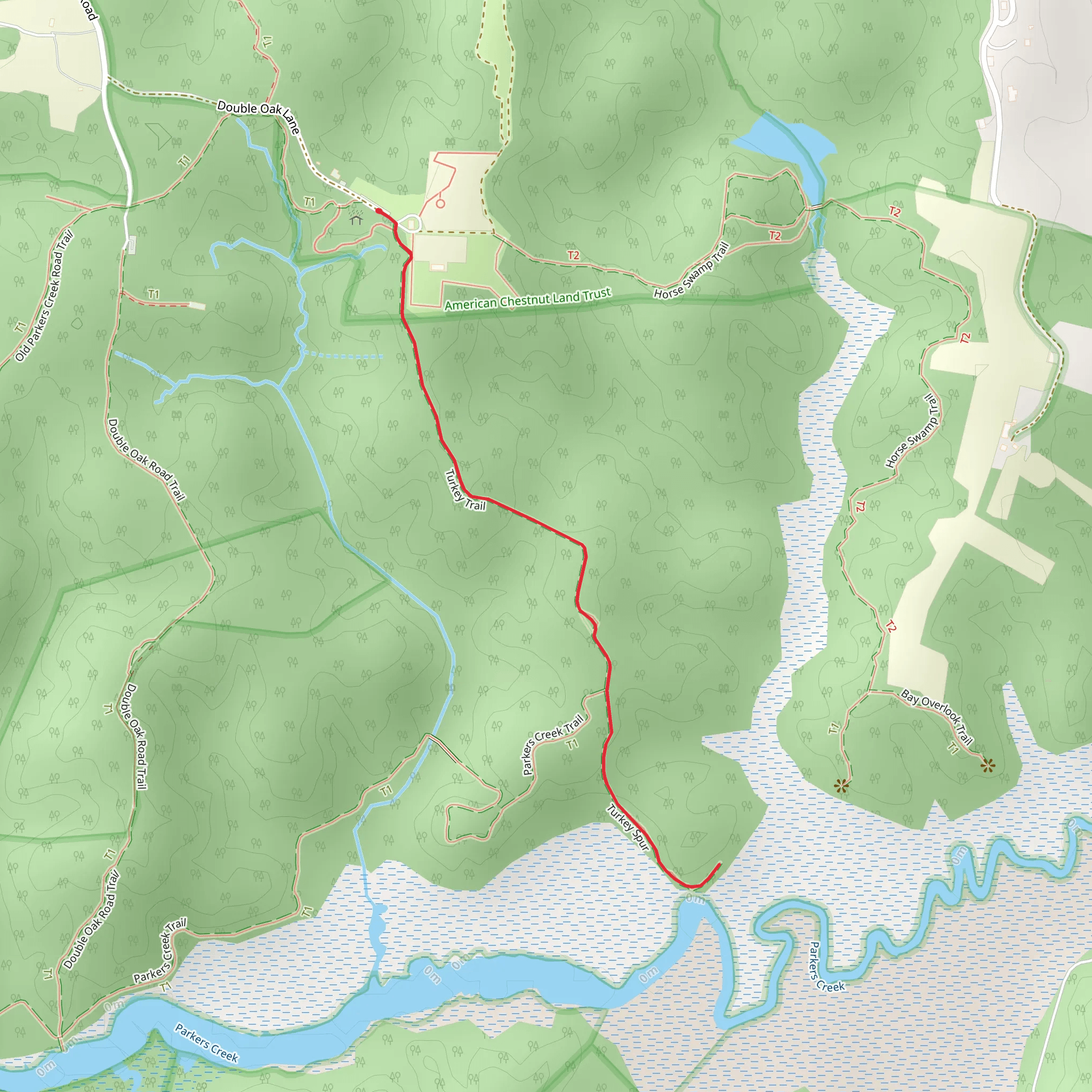 Turkey Trail mobile static map