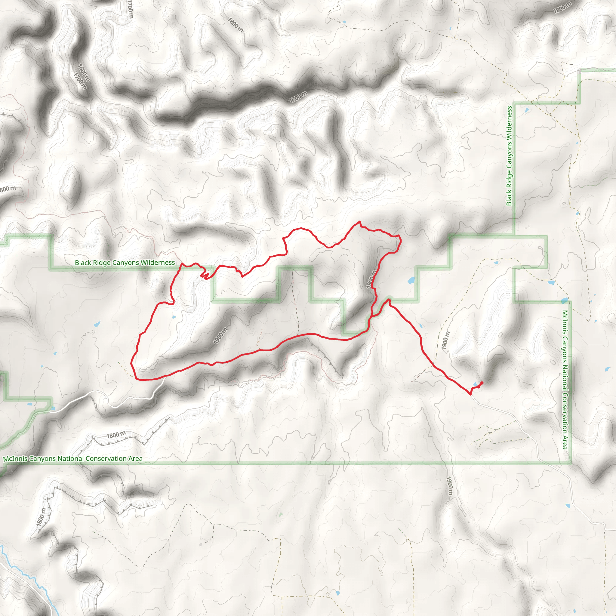 BS Road and Gore Loop mobile static map