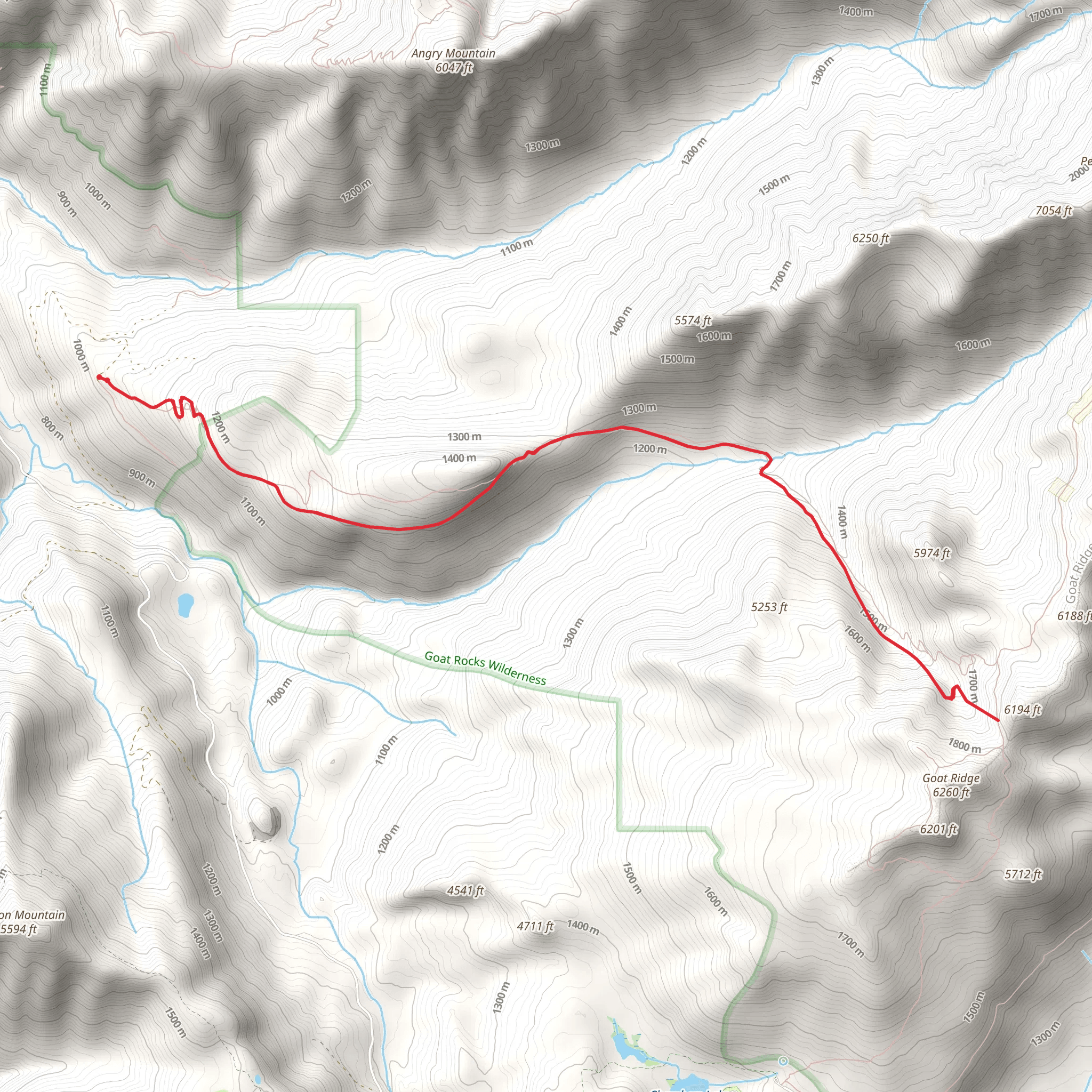 Jordan Creek Trail mobile static map