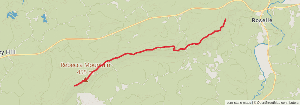 American Perimeter Trail - The South Primary stage 70 Map