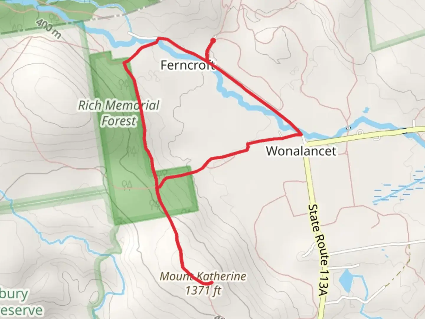 An image depicting the trail Mount Katherine Loop Trail and its surrounding area.