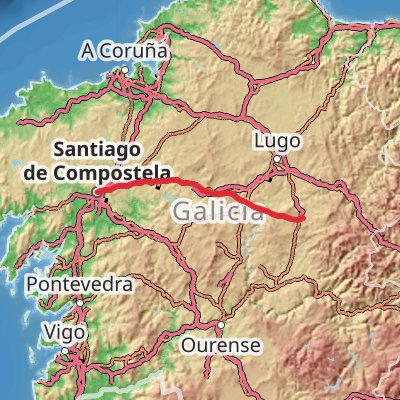 Camino Frances 11-Day Gentle Tour (Slow Pilgrimage) (Hillwalk Tours) mobile static map