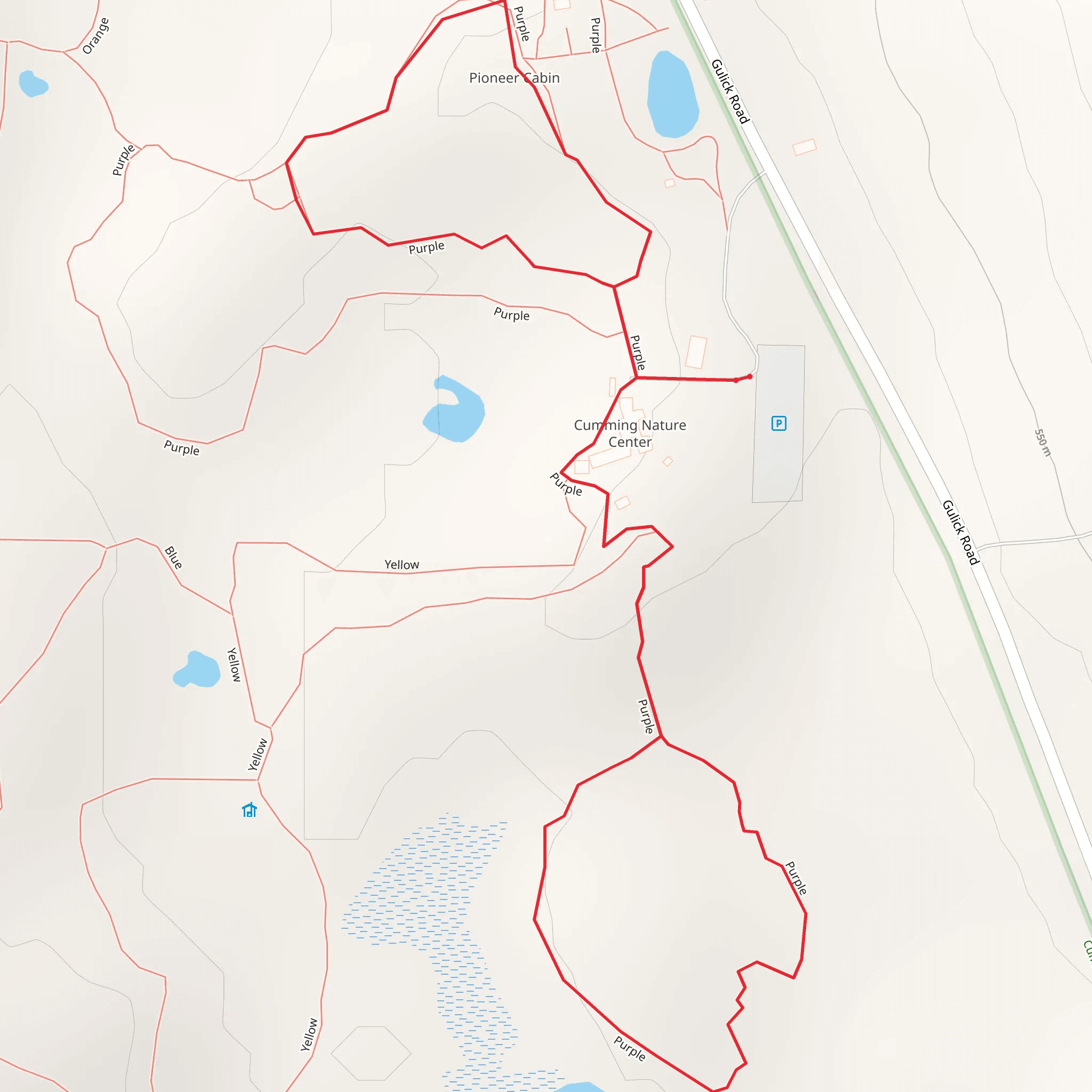 Purple Loop mobile static map