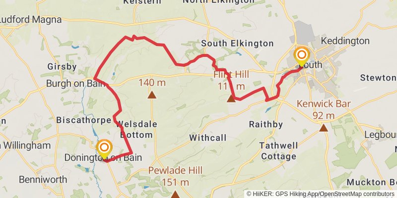 Lindsey Loop stage 8 Map