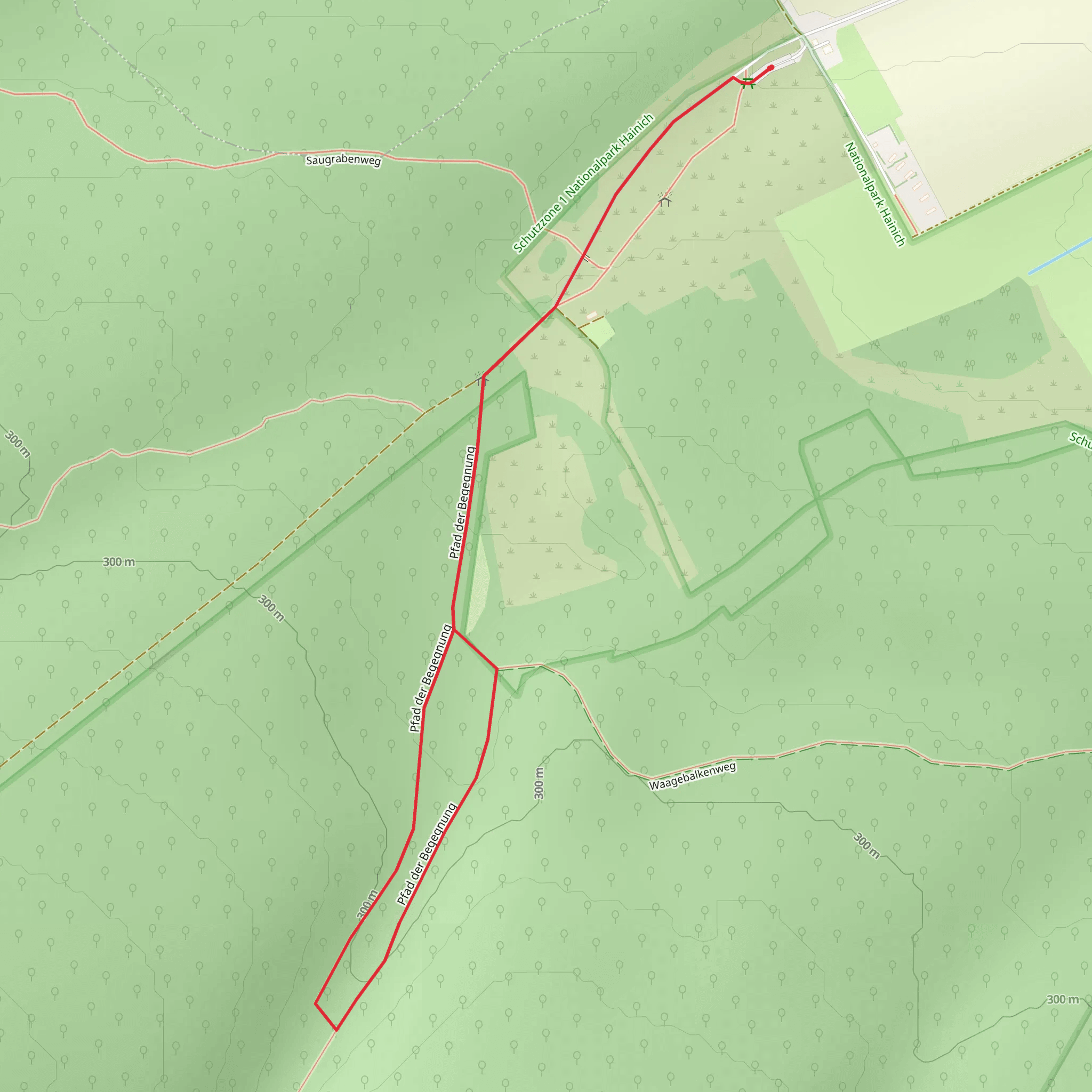Blockade and Der Antiturn Loop via Saurgrabenweg mobile static map