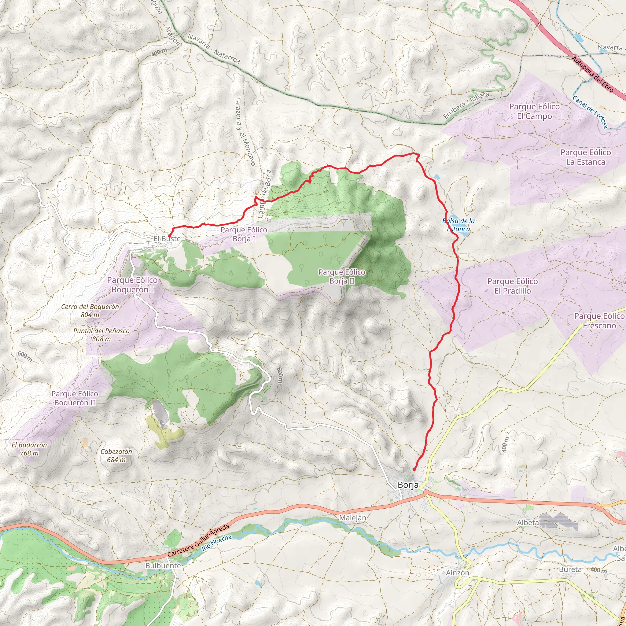 Borja - The Buste PR Z 169b mobile static map
