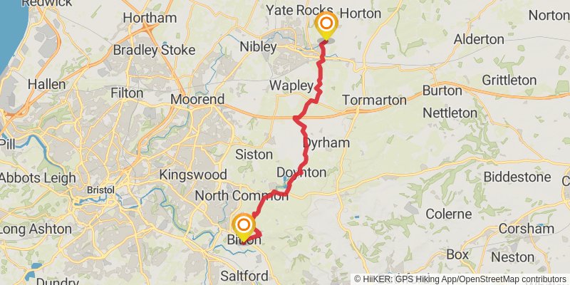 Monarch's Way stage 21 Map