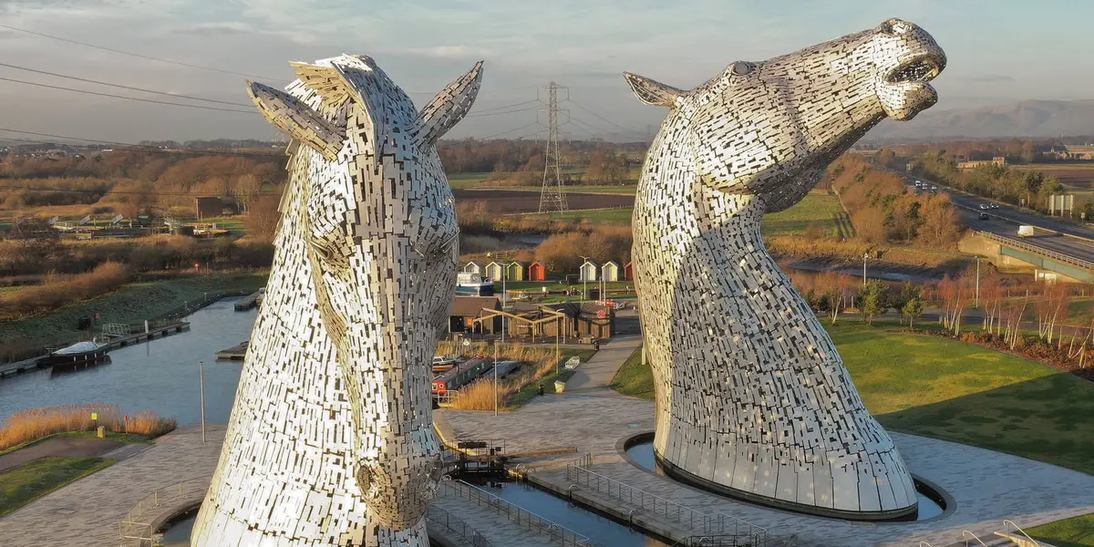 The Kelpies and the Helix - Falkirk