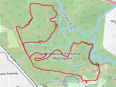 Upland Woods and Prairie Loop Trail - Wildwood Preserve Metropark