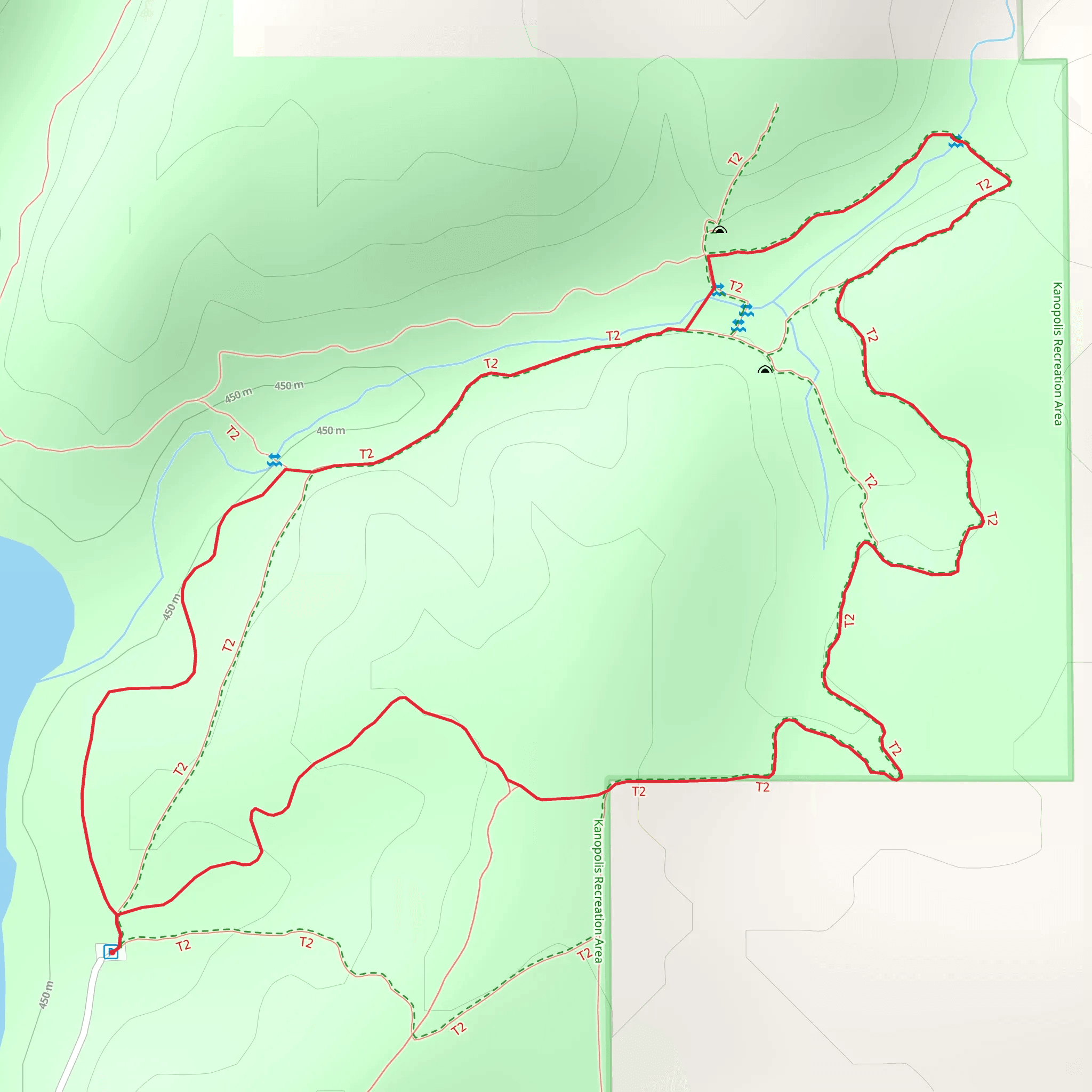 Kanopolis Reservoir mobile static map