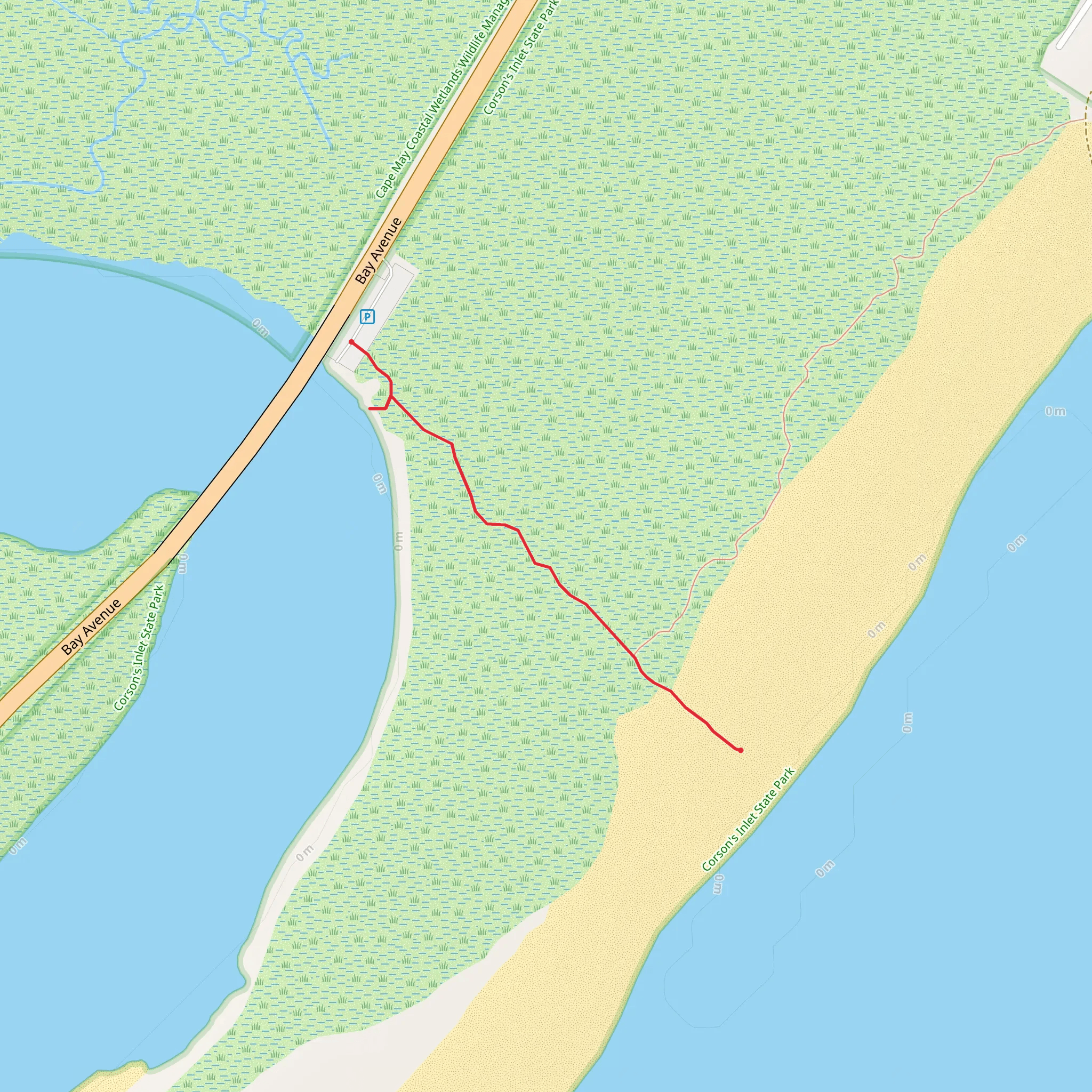 Ocean Trail mobile static map