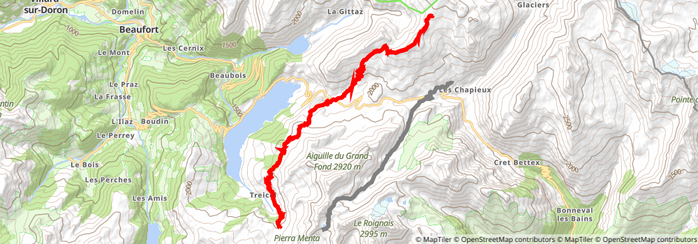 Tour Du Beaufortain alt 2 Map