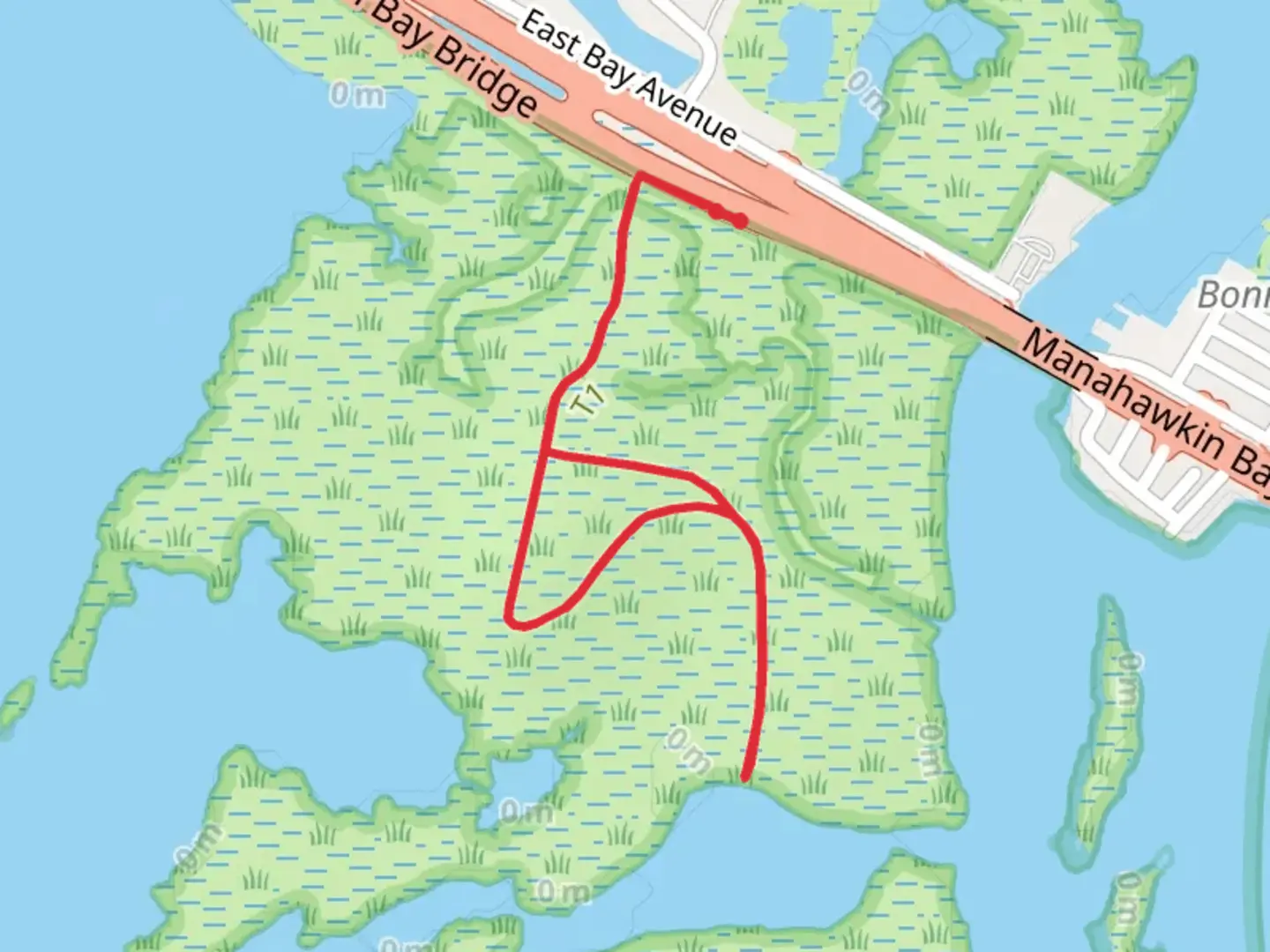 An image depicting the trail Cedar Bonnet Loop Trail and its surrounding area.