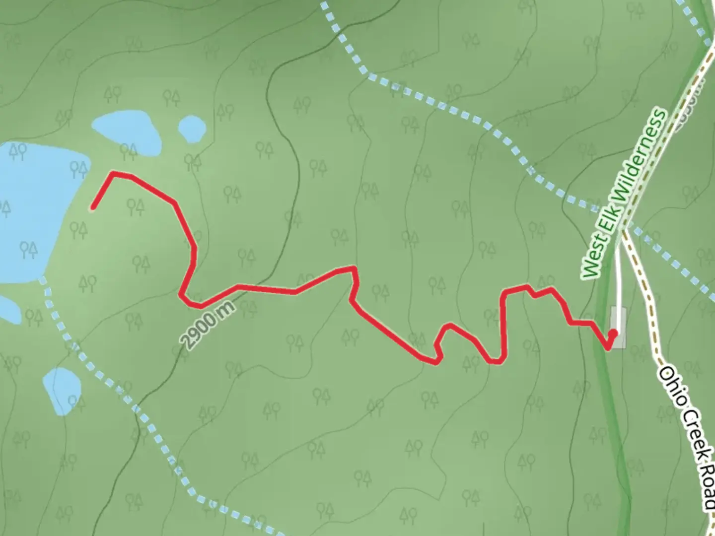 An image depicting the trail Beaver Ponds and its surrounding area.