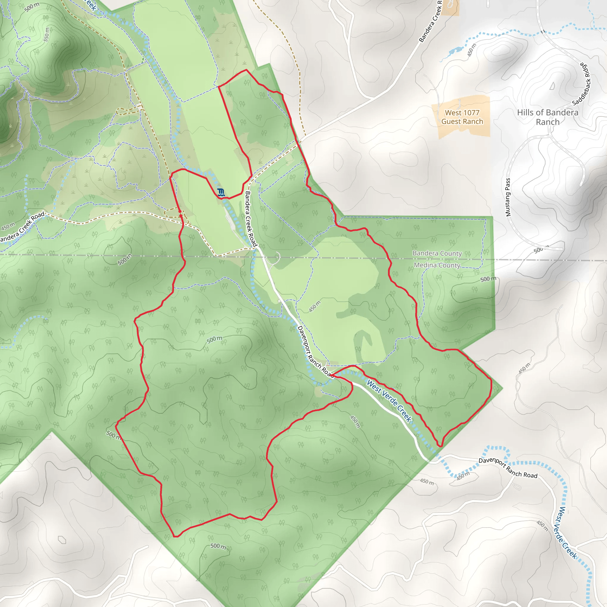 The 8 Hightower, 9b Eagle and 2b - Prairie Loop mobile static map