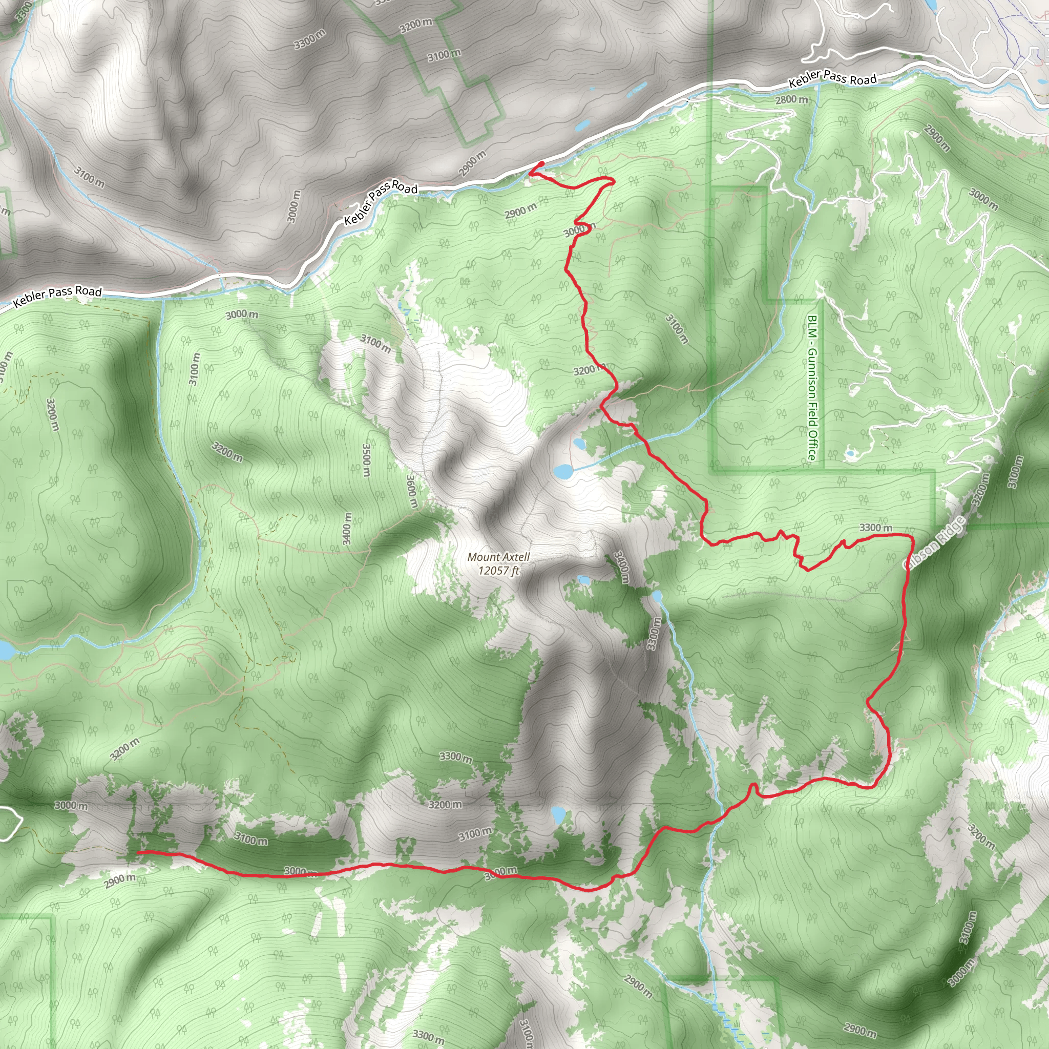 Carbon Trail mobile static map