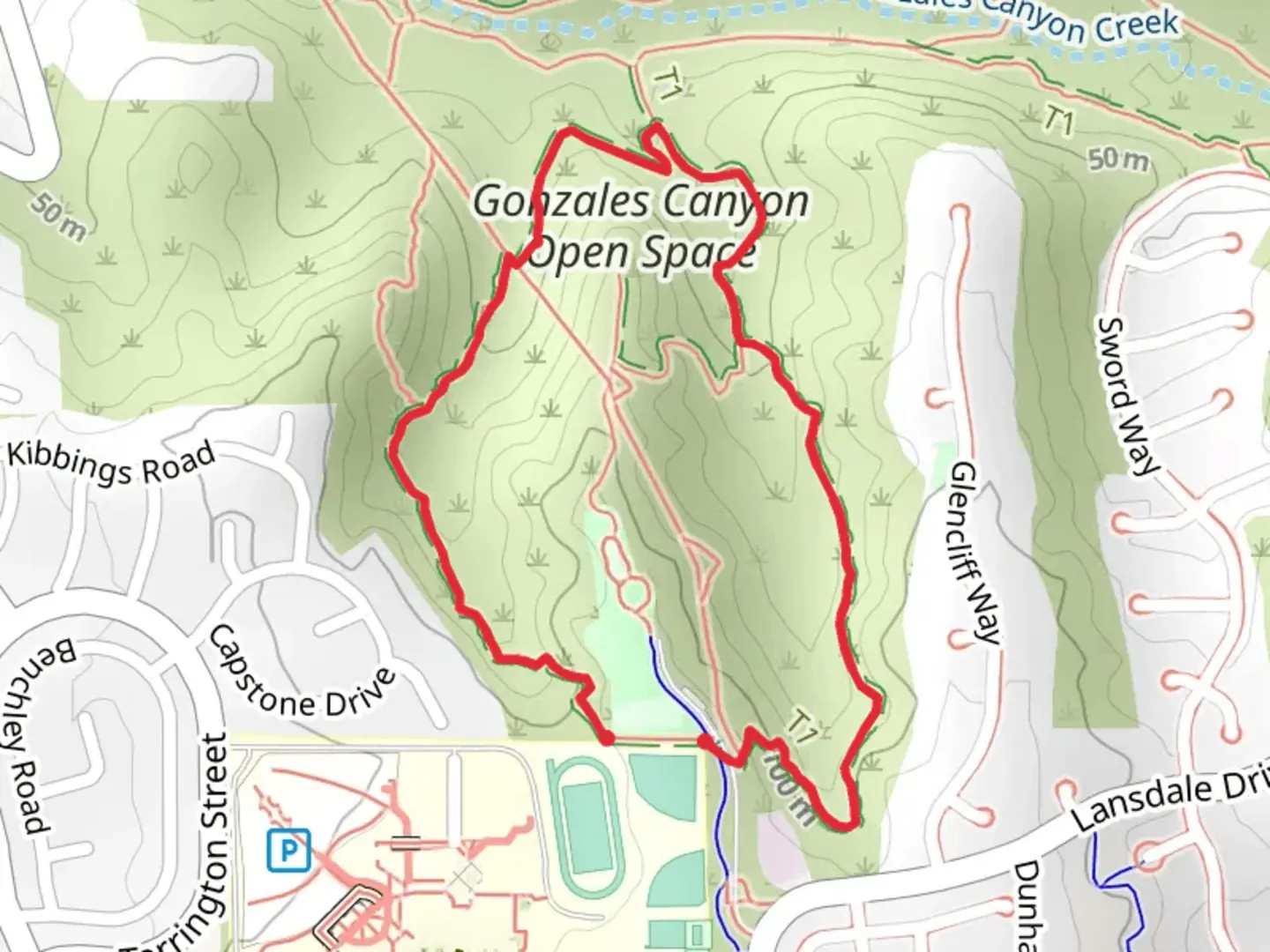An image depicting the trail Torrey Pines Loop Trail and its surrounding area.