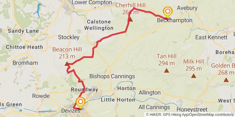 Greater Ridgeway Trail stage 11 Map