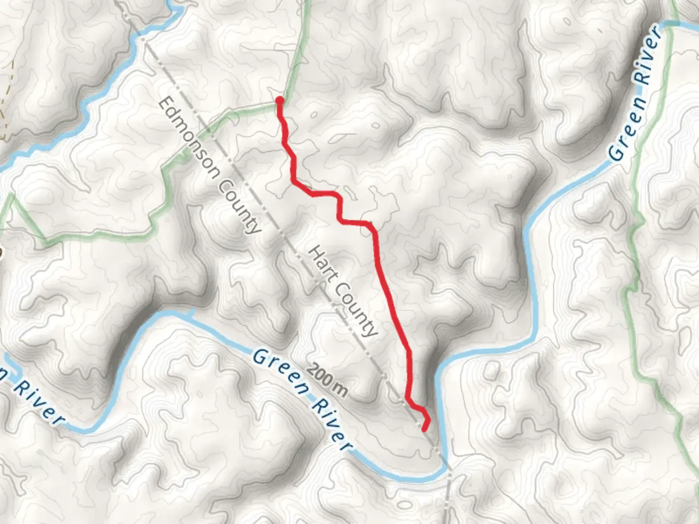 An image depicting the trail Green River and its surrounding area.