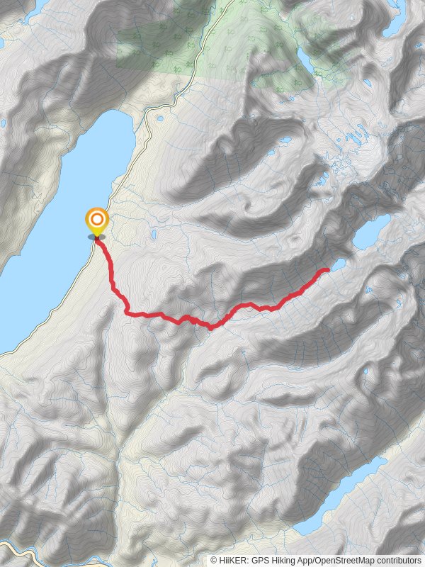 Lincoln Lake from Lake McDonald