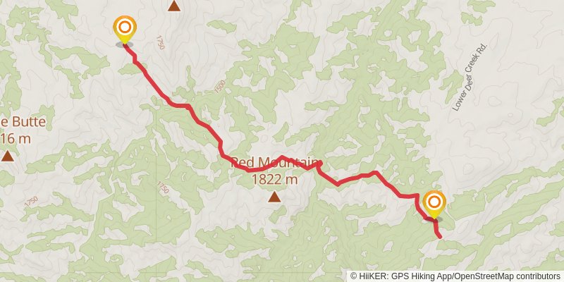 Tomato Can Trail stage 2 Map