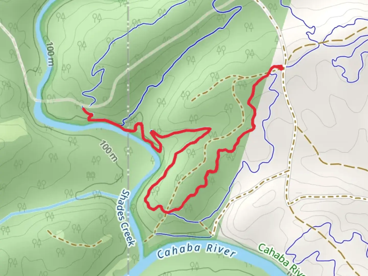 An image depicting the trail Reflection and its surrounding area.