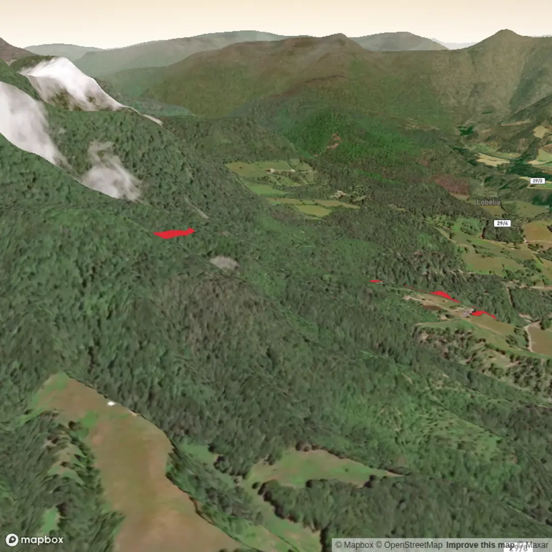 An image depicting the trail Fernwood Ridge Trail and its surrounding area.