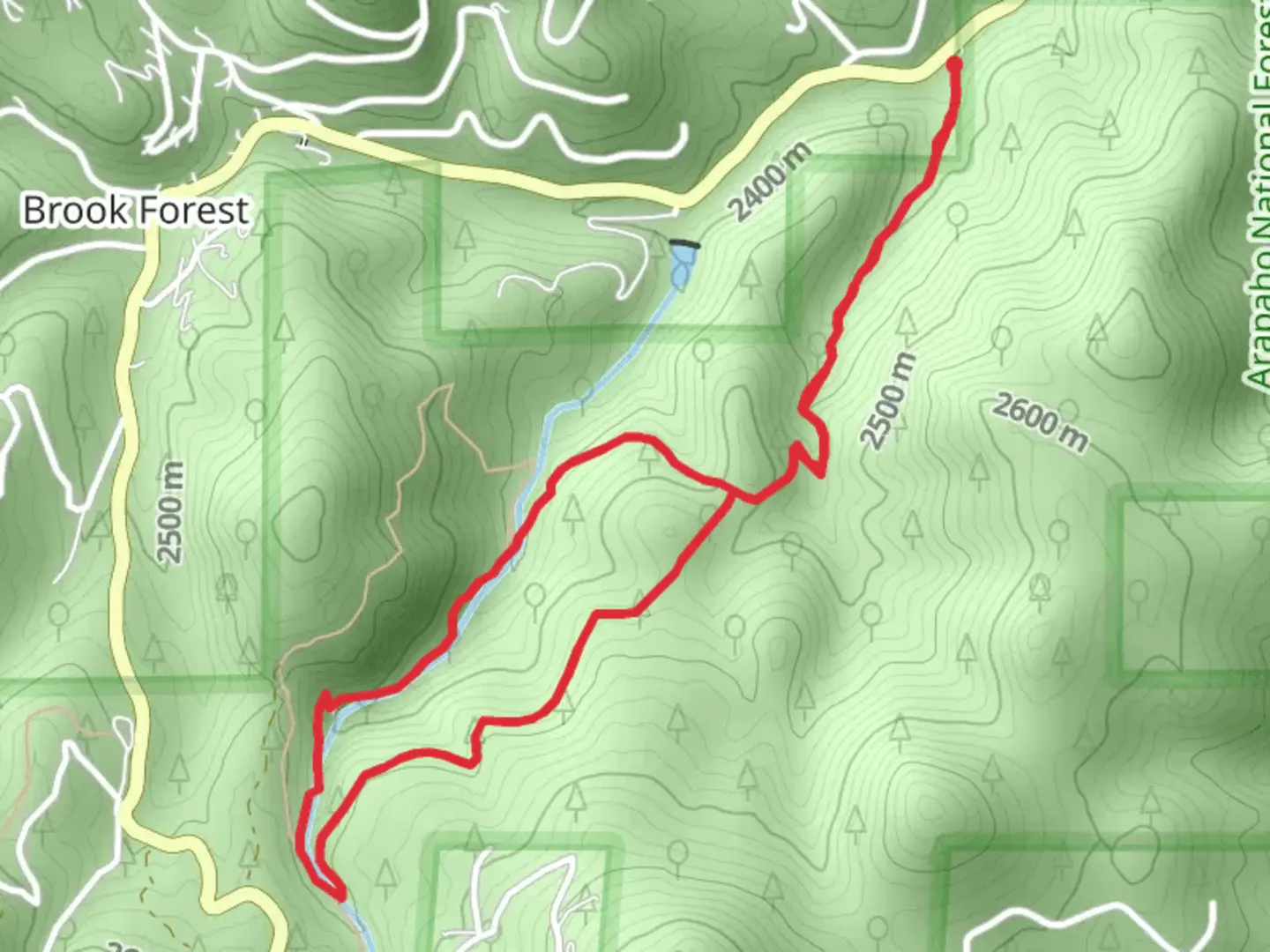 An image depicting the trail Maxwell Creek Loop and its surrounding area.