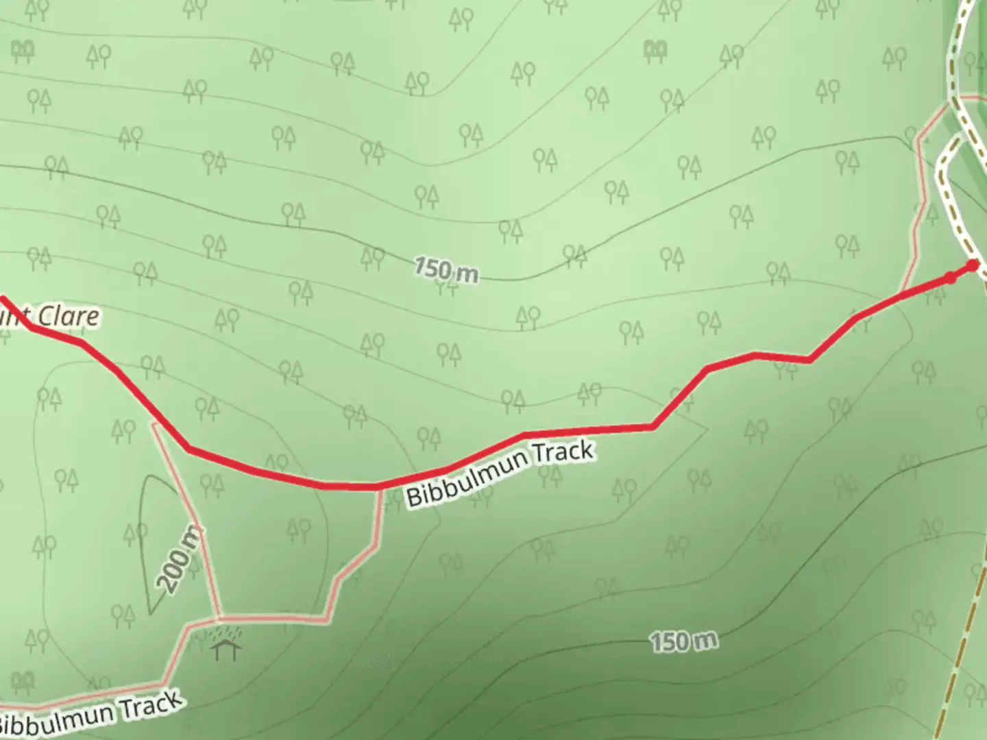 An image depicting the trail Mt Clare Summit Trail and its surrounding area.