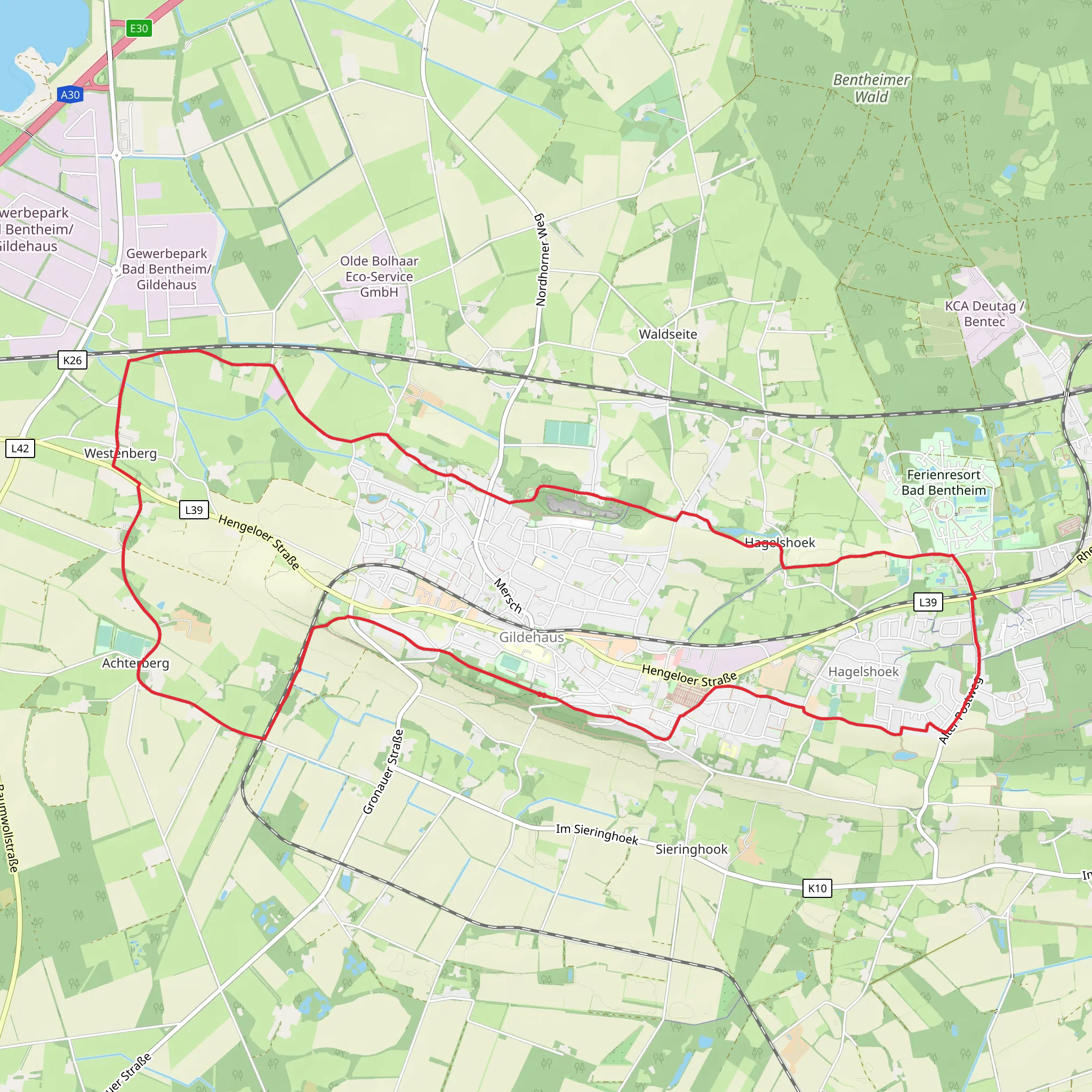 Mühlenberg Loop mobile static map