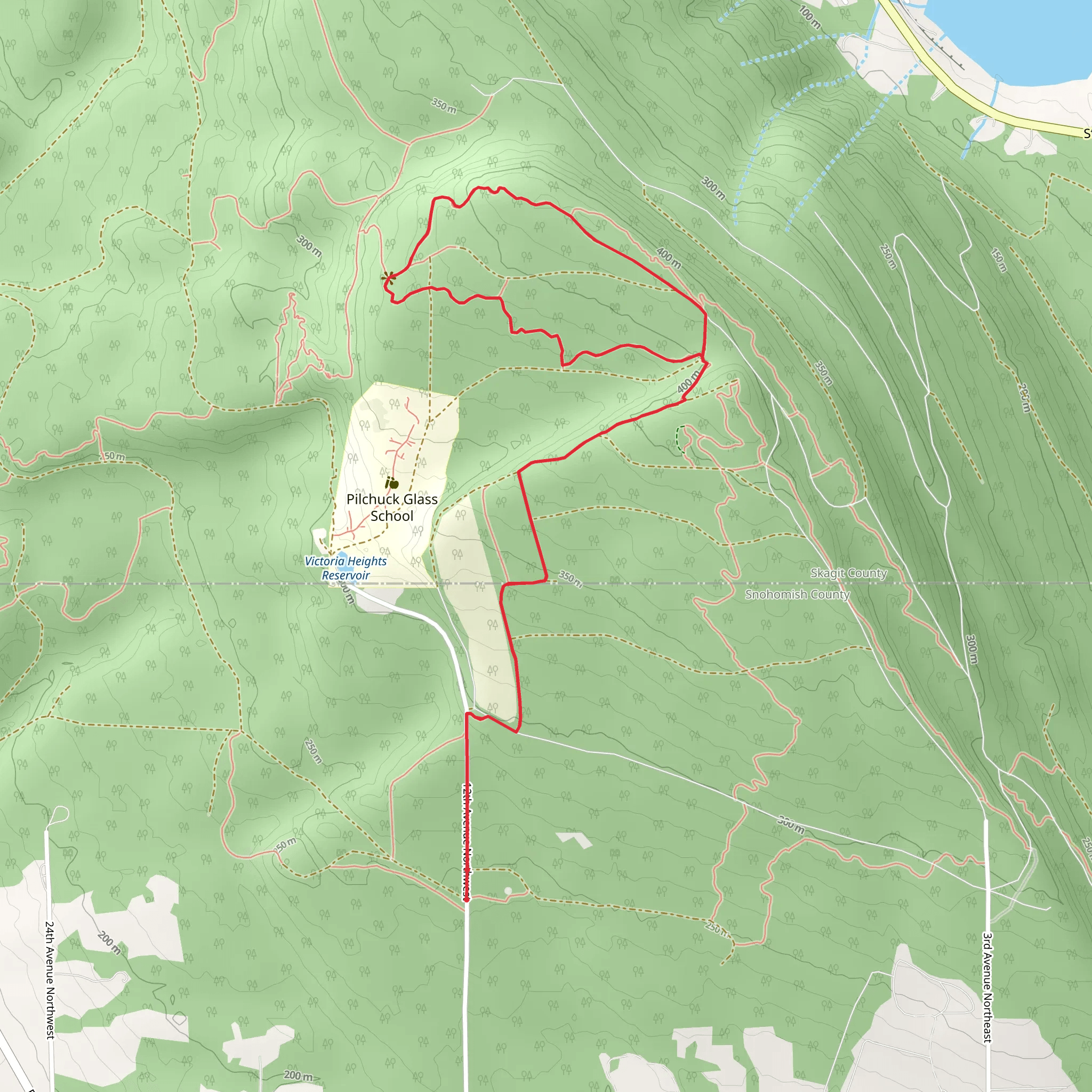 Monument Lookout mobile static map