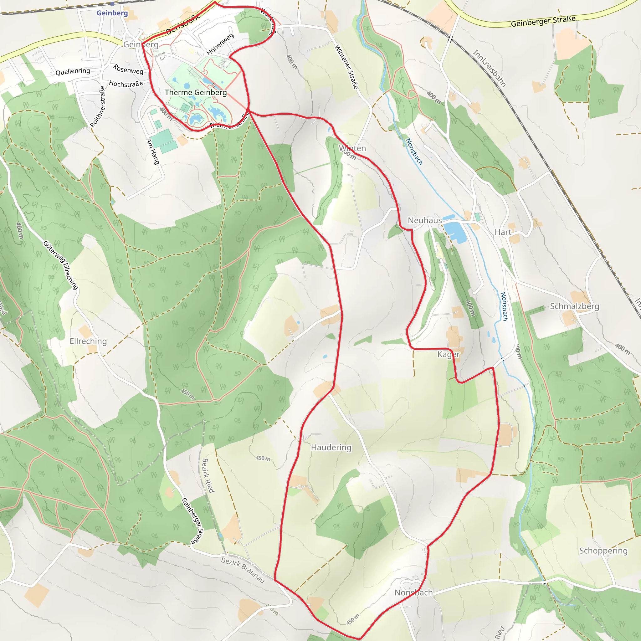 Thermenlauf - Bewegungsarena mobile static map