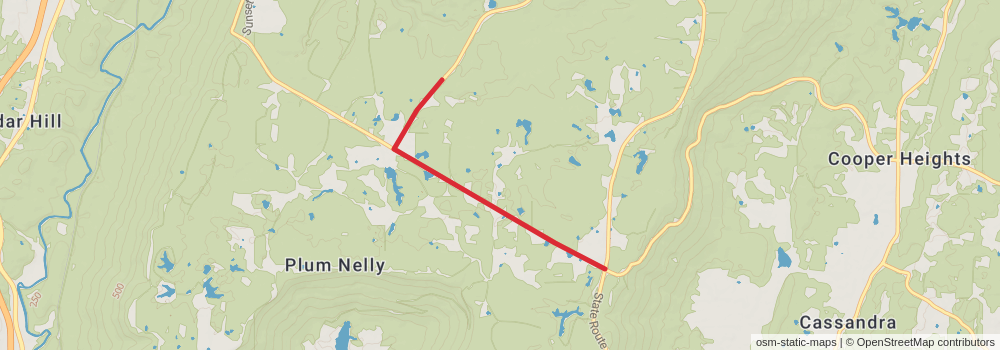 American Perimeter Trail - The South Primary stage 90 Map