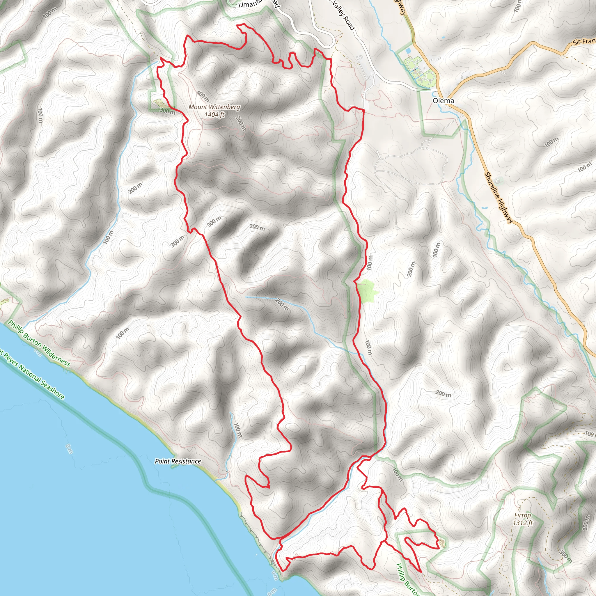 Bear Valley Loop mobile static map